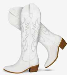 White Cowboy Boots