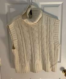 Pleated Sweater Vest