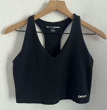 DKNY Racer Back Midi Active Tank Shelf Bra Unpadded Medium