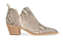 Sonni Snakeskin Booties