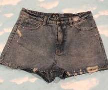 Rvca transit high rise wide leg NWT denim shorts