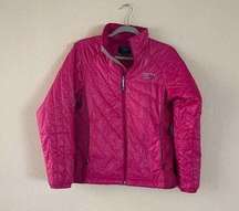 Mountain hardware pink puffer jacket size small
