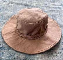 NWT! ASN Harper Floppy Tan Felt Hat in Oatmeal Tan
