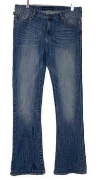 Rock & Republic Medium Wash Kasandra Boot Cut Mid Rise Jeans Women's Size 14