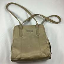 Rossetti New York off Grey green open flap shoulder purse