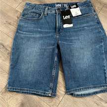 Lee Bermuda Midrise Jean Shorts Size 8 New