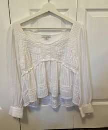 Women’s White Blouse Long Sleeve