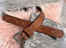 Genuine Leather Western Belt Womens XS