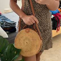 Handwoven Round Bag