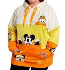 Disney Loungefly Halloween candy corn mickey friends 2xl sweatshirt