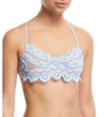 New. PilyQ Lace Bralette Bikini bikini Top. Small. Retails $98