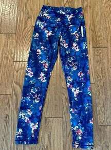 Avocado brand full length floral leggings size medium