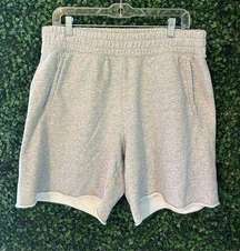 Aerie Gray High Rise Shorts Soft Lounge Size Large