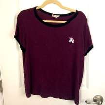 French Pastry purple unicorn tee xl