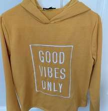 Hoodie S R by Sweet Rain Good Vibes Only