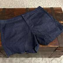 Banana Republic Blue Denim Hampton Fit Chino Shorts Size 8/29