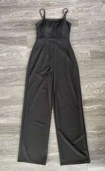 Francesca's Black Jumpsuit