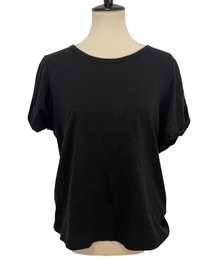 Black Short Sleeve Top