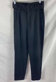 idem ditto striped belted pants S