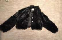 Furry Black Jacket