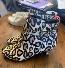 Cheetah Print Booties