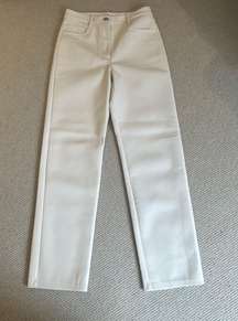 The Melina Wilfred Cream Leather Pants 