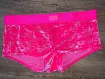 NEW VSPINK CRUSHED VELVET BOYSHORTS