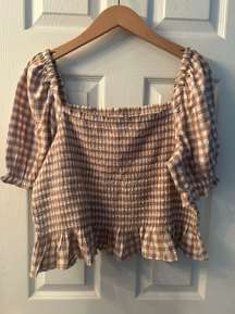 Gingham Top