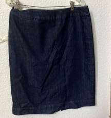 Coldwater creek denim skirt 12