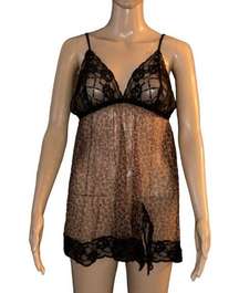 Frederick’s of Hollywood leopard print nightie