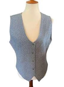 PS Originals Vintage Blue Quilted Lightweight Vest Size M-NWOT