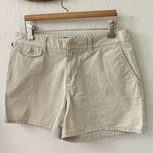 Polo Jeans Co. Ralph Lauren Tan Khaki Cotton Shorts Size 6