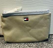 Tommy Hilfiger beige wristlet