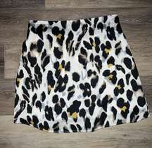 Cheetah Silk Skirt