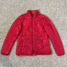 Red Down Jacket Women’s Size Medium