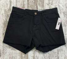 New York Laundry Denim NWT Black Cut Off Jean Shorts Size 7