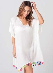 Nordstrom Swim Coverup with Tassles, One Size