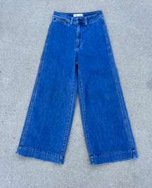 Cropped Wide Leg Jeans