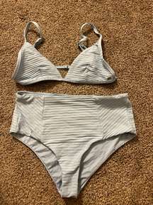 High waisted bikini set