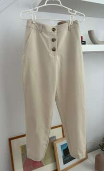 Cropped Trouser Cream