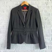 Elle Blazer Black Business Casual Size 6 (small) Formal Jacket Coat