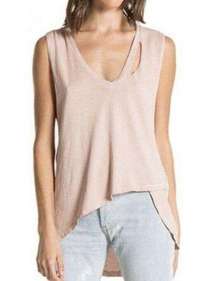 n:philanthropy Cooper Distressed Dusty Pink Tank Top Size XS