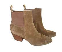 Matisse Harper Tan Leather Ankle Boots 9 - Women | Color: Beige camel brown  | S