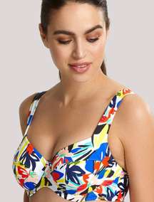 Anya Riva Print Full Cup Bikini Top