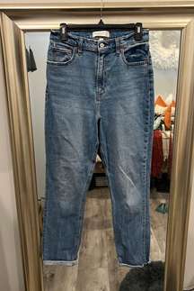 Abercrombie Curve Love 90s Slim Straight Ultra High Rise Jeans