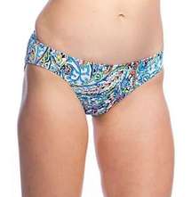 Ralph Lauren Bikini Bottom Mystic Paisley Hipster Panties Swim Blue Size 8 NEW