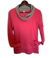 Bench thumb hole, cowl neck long sleeve top size large