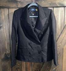 Polo Ralph Lauren Silk Lapel Wool Blazer