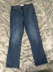 NWOT  high rise slim straight jean