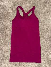 Ebb To Street Tank Waist Length in Pomegranate